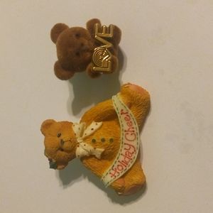Teddy bear pins